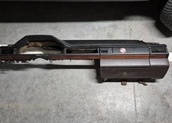 Mercedes 124 w124 deska czarna + brąz - nie popekana