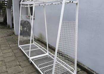 Wieszak do szatni 8 - stanowiskowy mobilny