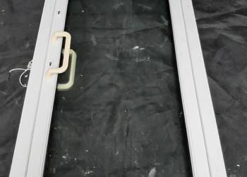 Drzwi PCV 112x250 Przeszklone koloru białego