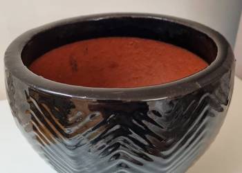 Donica ogrodowa SORRENTO czarna 20 cm