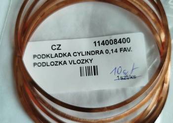 Podkł. miedziane cylindra 0,10 /0.12 /0.14 Skoda F/Fel/Fabia 1,4 MPi oryg.