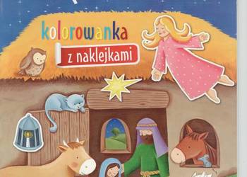 Historia Bożego Narodzenia kolorowanka z naklejkami Fakt dla dzieci