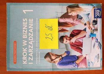 Podręcznik Biznes i zarządzanie kl 1 liceum i technikum zakres podstawowy