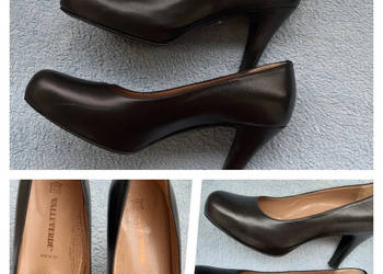 Valleverde rozm.37 buty damskie skórzane czarne