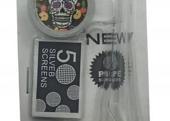 Lufka Szklana z Młynkiem Zestaw Fifka + Młynek na Prezent Różne Wzory