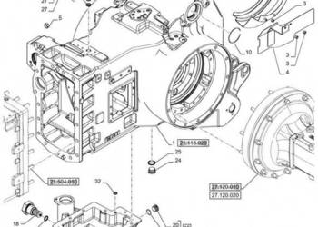 New Holland T6070 Pokrywa 84134705