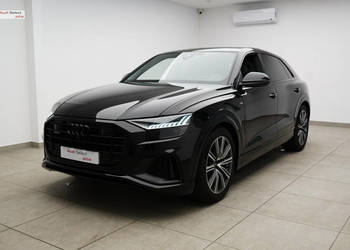 Audi Q8 50TDI 286KM Quattro Sline MatrixHD Oś skrętna 360 Dociągi ACC