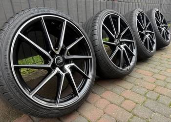 Zimowe 19 cali Audi A4 A5 Octavia Superb felgi koła 5x112 ET35 8J