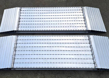 Przedłużki najazdów aluminiowe 150x34cm Laweta Najazd Pomoc drogowa Rampa