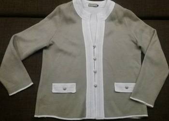Elegancki rozpinany sweter rozmiar 44