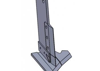 Pług podeszwowy prawy (wysokość 565 mm) wersja silver CP6896