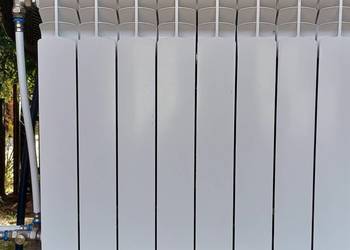 Grzejnik aluminiowy.