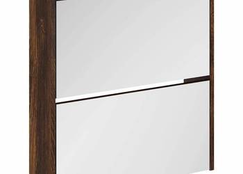 vidaXL Szafka na buty, lustro i szuflady, przydymiony dąb(SKU:342632)