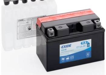 Akumulator motocyklowy 12V 9.5Ah 130A EXIDE ET12A-BS YT12A-BS