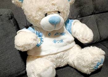 miś pluszowa zabawka maskotka pluszak z napisem kocham cię