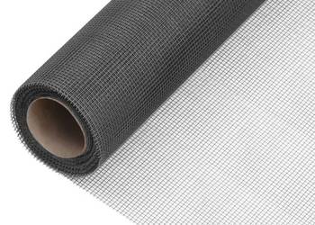 vidaXL Siatka z włókna szklanego, 80 x 500 cm, czarna(SKU:150858)