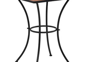 Mozaikowy stolik bistro terakota 60 cm ceramiczny WM-46705