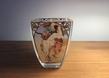 Świecznik Alphone Mucha - "Wiosna 1897"