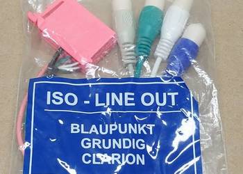 ZŁĄCZE ISO-LINE OUT 10 PIN BLAUPUNKT GRUNDIG CLARION
