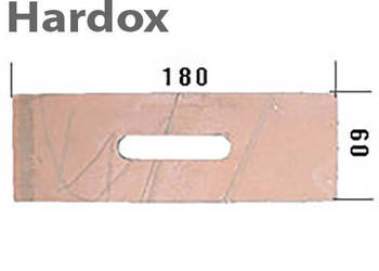 Skrobak wału HARDOX rau-1 części do brony rotacyjnej RAU