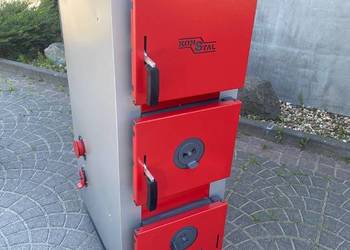 Kocioł uniwersalny typ KDS+15kW na drewno opałowe 5 klasa Ec