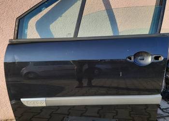 Renault scenic 2 przednie drzwi lewe kolor czarny