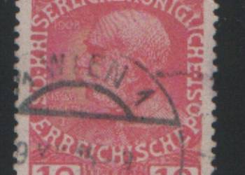 Zn. Austria Mi 144 kas 1908 Wiedeń 1