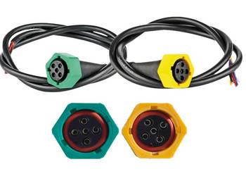 WTYCZKA BAJONET złącze kostka komplet lewa + prawa 5 PIN