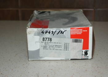 SZCZĘKI HAMULC. AUDI 80 78-91(200x40mm) VW Passat ABS 8778