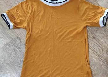 T-shirt Select w kolorze musztardowym