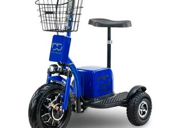 Skuter elektryczny BILI BIKE 500 RATY niebieski |FV/Paragon