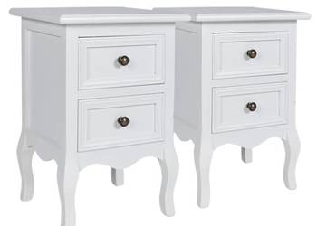 vidaXL Szafki nocne z 2 szufladami, 2 szt.(SKU:60638)