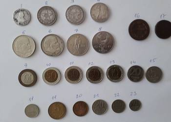 stare monety rosyjskie 1766, 1812, 1921, 1970 inne z Leninem