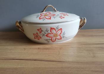 Stara, przedwojenna, unikatowa waza porcelana Art Deco Świt Ćmielów 1937-39