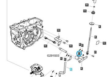 Podkładka dystansowa dźwigni / TRG827 / LS Tractor 40012095