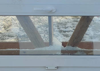 OKNA KacprzaK 142X50 OKNO Używane Plastikowe PCV