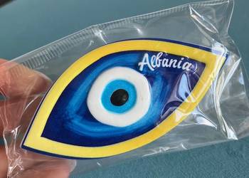 Nowy magnes oko Albania na prezent pamiątka