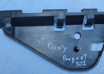 Peugeot 307 Ślizg mocowanie zderzaka tył prawy 741635