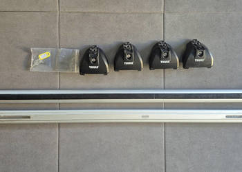 Bagażnik Thule na relingi zinegr. Passat B8 Belki+stopy753+kit 4059