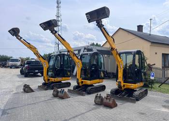 Mini koparka JCB 8018 z 2017r Ładna 1800kg rozsuwana 3 łyżki Long 3szt