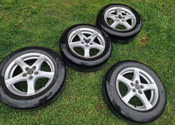 ALUFELGI KOŁA 5X108 FORD VOLVO PEUGEOT Z CZUJNIKAMI OPONY LETNIE OKAZJA