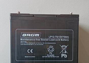788x645x112 Akumulator żelowy GROM 12V 75Ah LP12-75