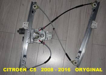 Podnośnik Mechanizm Szyby Citroen C5 III X7 Przód Lewy 08-