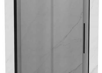 DRZWI PRYSZNICOWE ROZSUWANE czarne 8mm ROZMIARY od 90cm