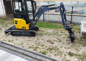 Usługi minikoparka glebogryzarka separacyjna wynajem lawety