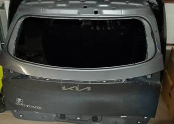 Tylna tylnia klapa bagażnika kia sportage 5 v szara srebrna igla