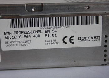 BMW PROFESSIONAL BM 54 - tuner wzmacniacz naprawa audio