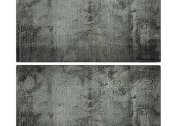 Deski do krojenia 2 szt., szkło hartowane z motywem betonu（322291）