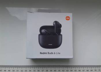 Słuchawki BT Redmi Buds 6 Lite, mało używane, sprawne, w opakowaniu, czarn