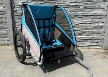 Przyczepka do roweru składana na płasko.Aluminium.Transport.Okazja